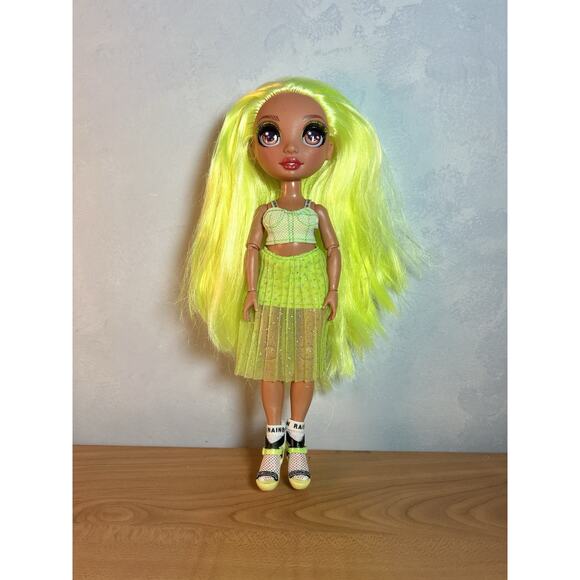 Rainbow High Karma Nichols – Neon Green Fashion Doll Only - Picture 1 of 8